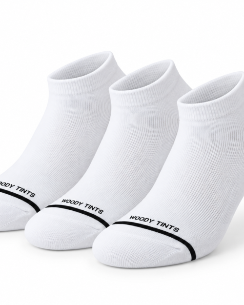 Λευκές Κάλτσες Αστραγάλου 3-Pack